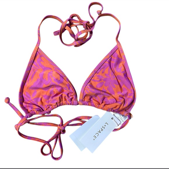 L*Space Aspen Bikini Top Path To Paradise LSPACE L SPACE NEW NWT MEDIUM REVOLVE - Picture 3 of 3